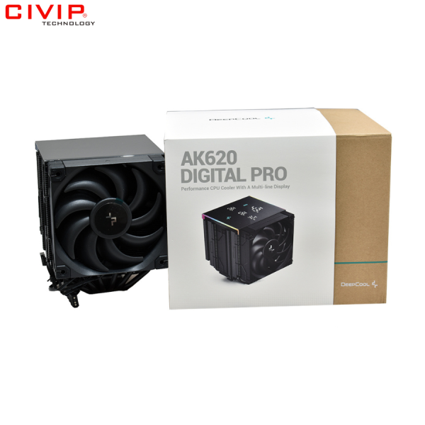 Tản nhiệt khí Deepcool AK620 DIGITAL PRO - Black
